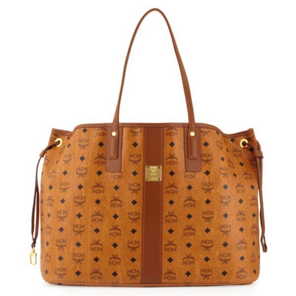 MCM Handbags - MCM Liz Large Reversible Visetos Shopper Tote Bag